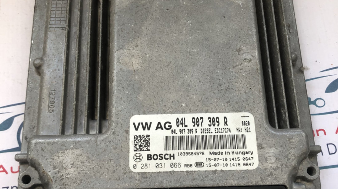 Calculator motor Volkswagen Passat B8 2016, 04L907309R