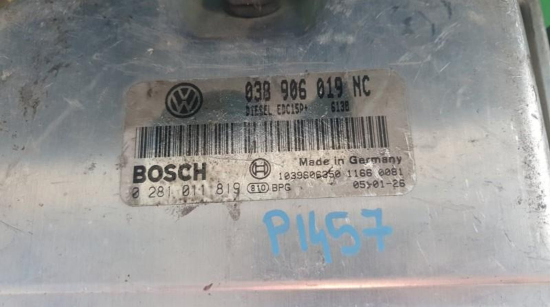 Calculator motor Volkswagen Polo (2001-2009) 0281011819