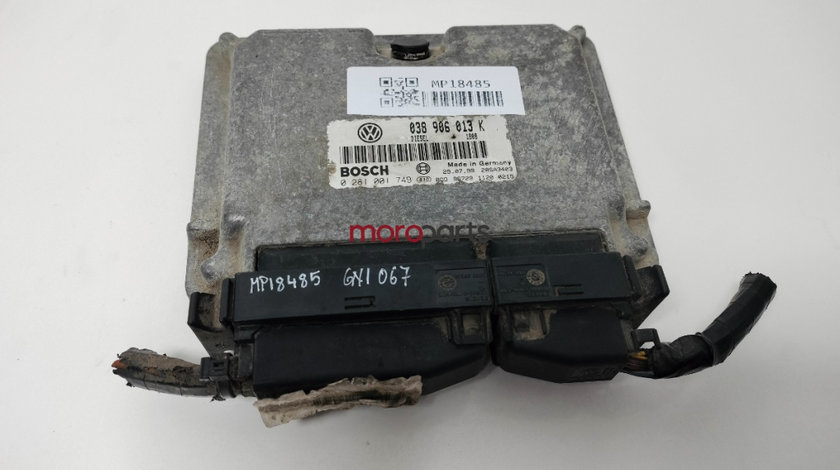 Calculator motor VOLKSWAGEN POLO (6N1) [ 1994 - 1999 ] 60 SDI (AKU) 44KW|60HP VAG OEM 038906013K / 0281001749