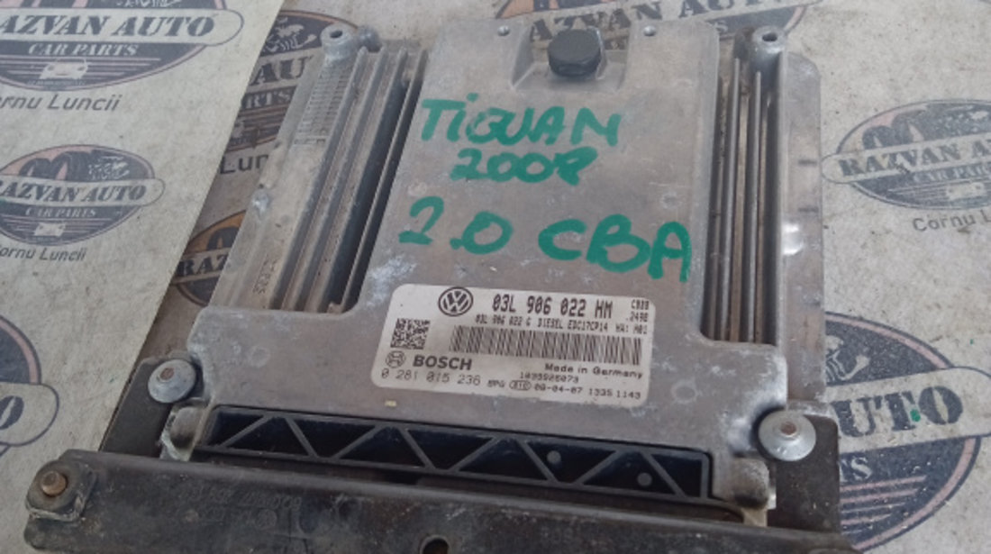 Calculator motor Volkswagen Tiguan 2.0 Motorina 2008, 03L906022HM