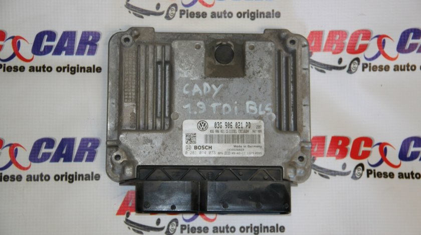 Calculator motor VW Caddy 2K 1.9 TDI BLS cod: 0281014073 / 03G906021PD model 2008