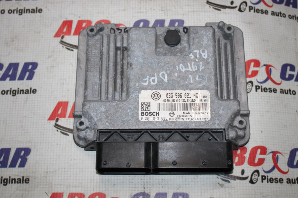 Calculator motor VW Golf Plus 2004-2012 1.9 TDI 03G906021HC, 0281013685