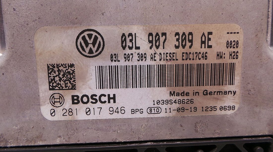 CALCULATOR MOTOR VW TIGUAN TIGUAN 2.0 TDI - (2010 2015)