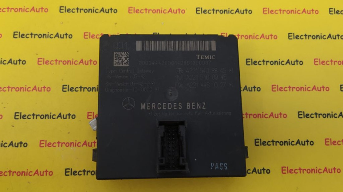 Calculator Portiera Mercedes-Benz S-Class, A2215408845