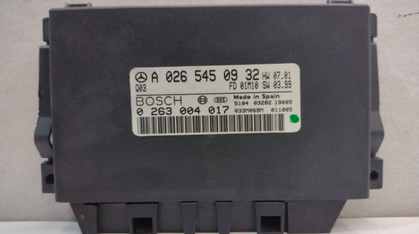 Calculator Senzori Parcare, A0265450932 Bosch A0265450932 Mercedes-Benz E-Class W211/S211 [2002 - 2006]