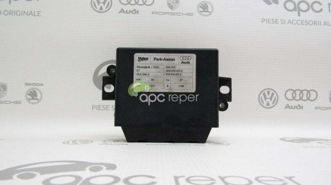 Calculator senzori parcare Audi A6 C7 4G / A7 4G - Cod: 4H0919475E