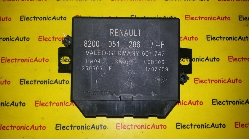 Calculator senzori parcare Renault Laguna II 8200051286
