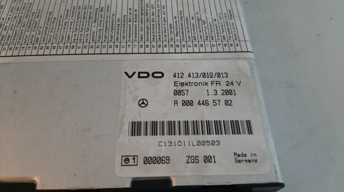 Calculator SUSPENSIE Mercedes ATEGO, A0004465702, 412413012013,