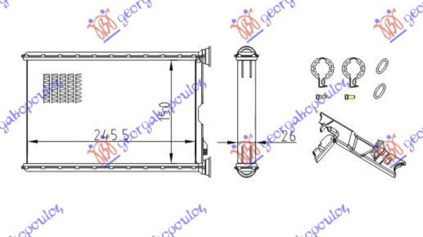 Calorifer Caldura - Bmw Series 1 (E81/87) 3/5d 2004 , 64119128953