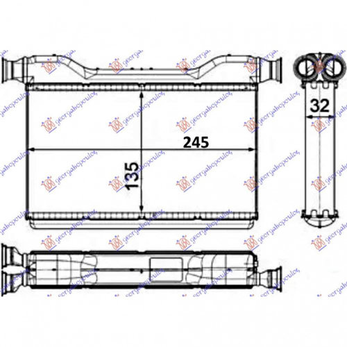 Calorifer Caldura - Bmw Series 7 (F01/02) 2008 , 64119163330