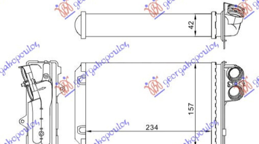 Calorifer Caldura - Citroen C5 2001 , 6448.J8