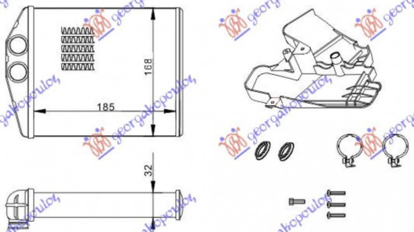 Calorifer Caldura - Fiat Croma Sw 2005 , 1618260