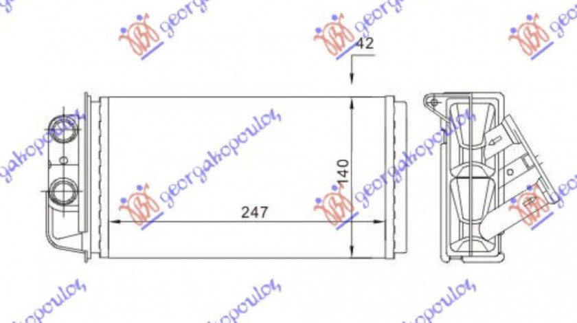 Calorifer Caldura - Fiat Strada 2005 , 7078698