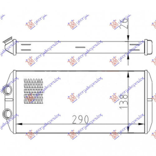 Calorifer Caldura - Ford Fiesta 2013 , 1743436