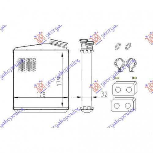 Calorifer Caldura - Land Rover Discovery Sport 2014 , Lr002632