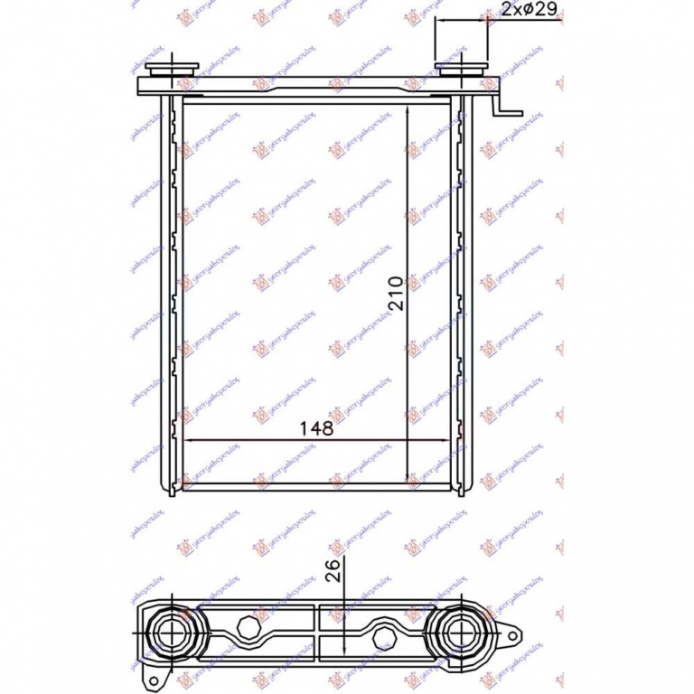 Calorifer Caldura - Nissan Vanette Nv 300 2016 , 271159831r