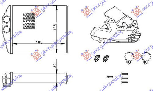 Calorifer Caldura - Opel Vectra C 2002 , 1618260