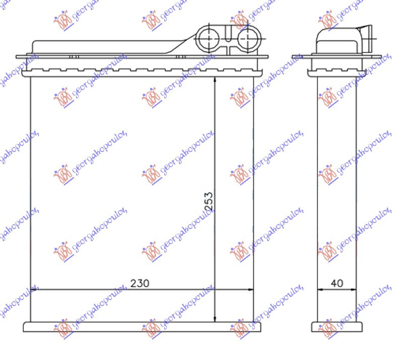 Calorifer Caldura - Renault Espace 1992 , 6025170678