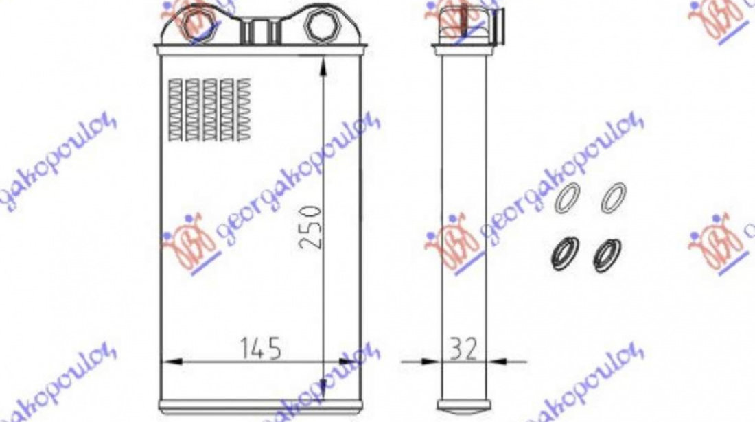 Calorifer Caldura - Renault Trafic 2006 , 4409453