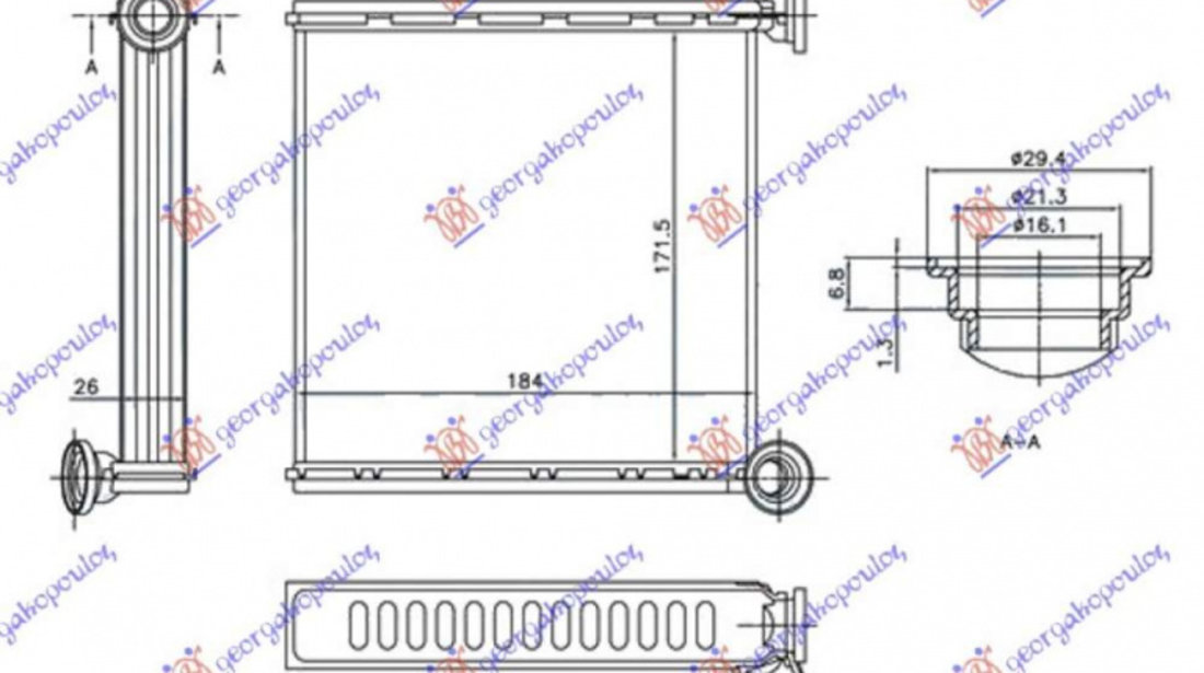 Calorifer Caldura - Seat Leon 2013 , 5q0819031