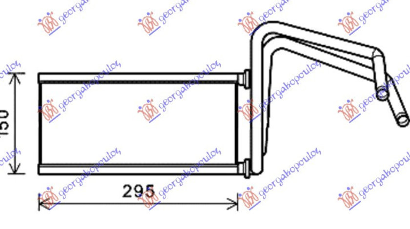 Calorifer Caldura - Toyota Land Cruiser Prado 120 (J12) 2002 , 8710735100