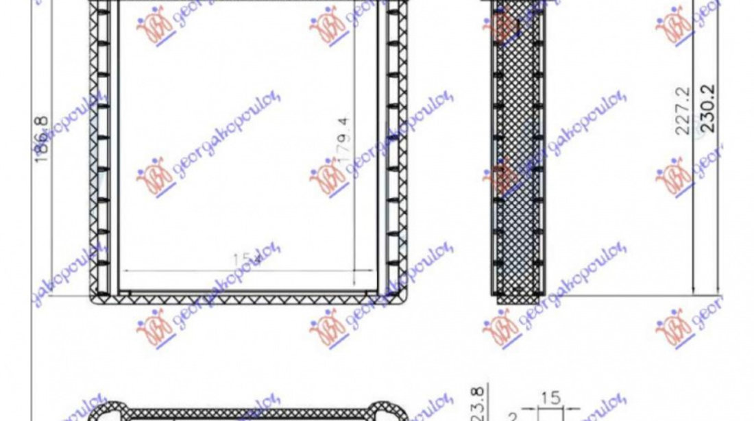 Calorifer Caldura - Vw Tiguan 2007 , 3c0819031