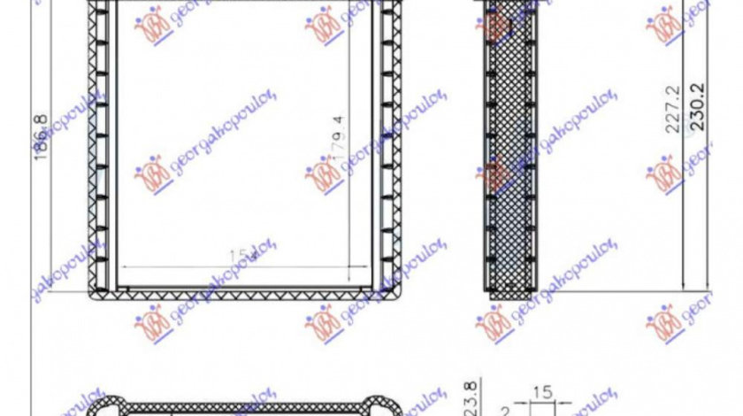 Calorifer Caldura - Vw Tiguan 2007 , 3c0819031