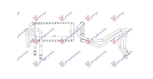 Calorifer Radiator caldura Land Rover Discovery 2005-2014 NOU JEP500020 LR017030 (115x282x26)