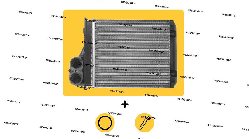 Calorifer Radiator incalzire habitaclu Dacia Duster 2010-2013 NOU 6001547484 (12 ELEMENTI)