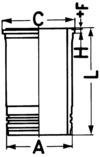 Camasa cilindru (89903110 KOLBENSCHMIDT) ASKAM (FARGO/DESOTO),DEUTZ-FAHR