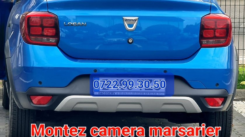 Camera Auto Reverse Marsarier DACIA LOGAN DUSTER SANDERO DOKKER LODGY + MONTAJ Activare