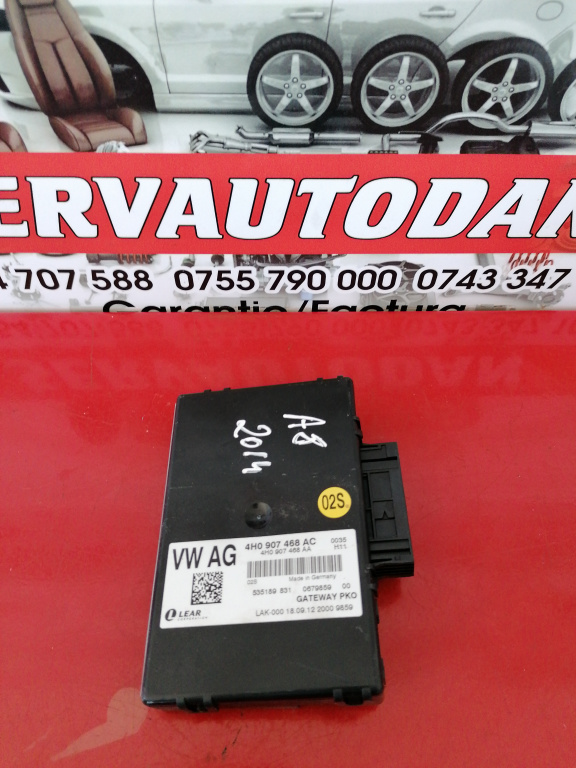 CAN Gateway Audi A8 4H 3.0 Motorina 2014, 4H0907468AC / 4H0907468AB / 4H0907468D