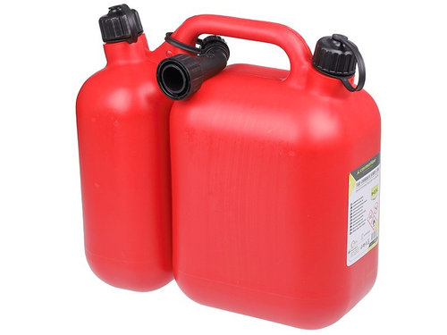 Canistra Combustibil Carmotion Dubla Plastic Rosu 5L + 2,5L 63583