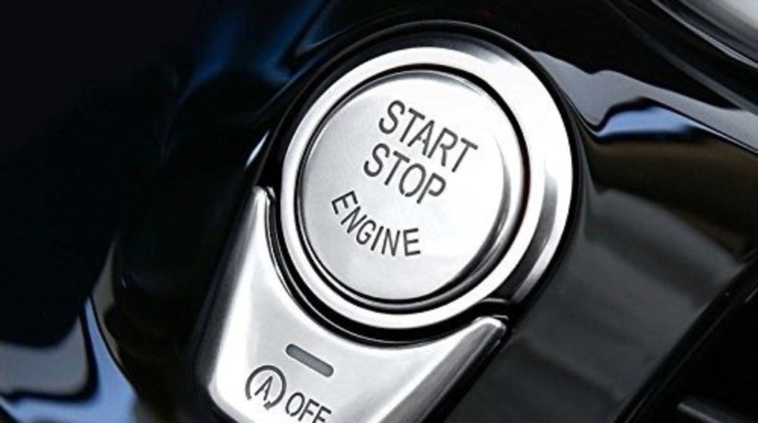 Capac Buton Start-Stop/Auto Hold Compatibil Bmw Seria 6 F06 2011→ 8014 Aluminiu