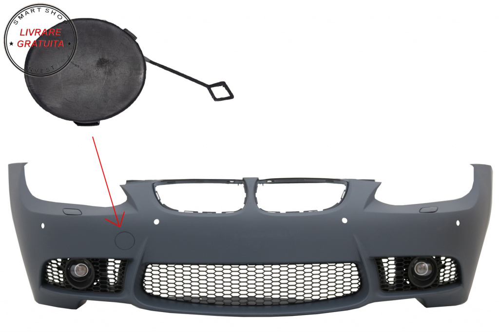 Capac Carlig Bara Fata BMW Seria 3 E90 E91 (2004-2011) E92 E93 M3 (2006-2009) M3 D- livrare gratuita