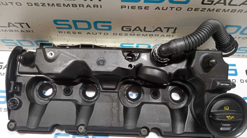 Capac Culbutori Chiulasa Chiulasa Motor Volkswagen Beetle 2.0 TDI CUUA CUUB DELA CVCA DGMA 2012 - 2019 Cod 03L103469S [M5887]