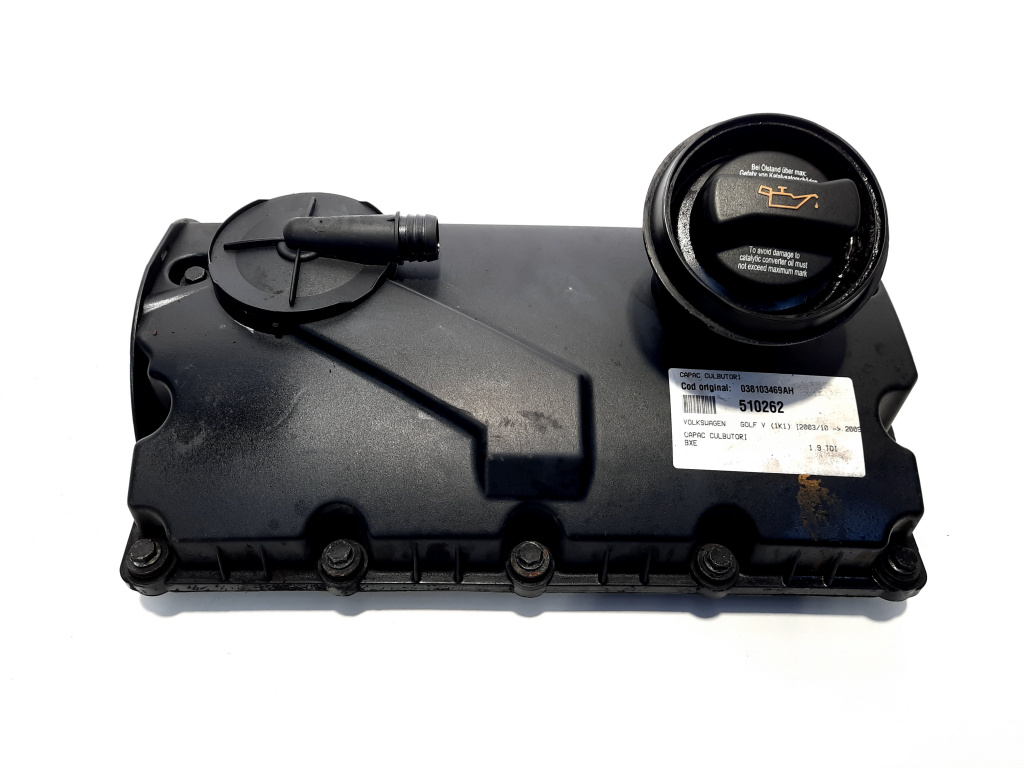 Capac culbutori, cod 038103469AH, Vw Golf 5 (1K1) 1.9 TDI, BXE (id:510262)