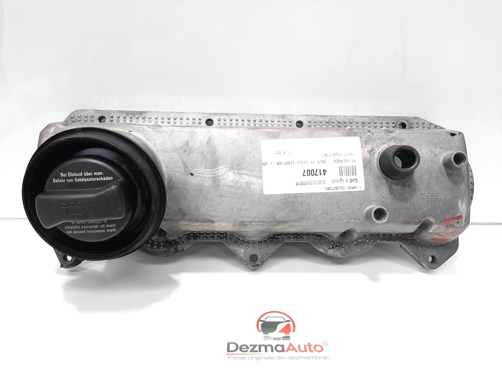 Capac culbutori, cod 038103469E, F, Seat Toledo 2 (1M2), 1.9 TDI, ASV