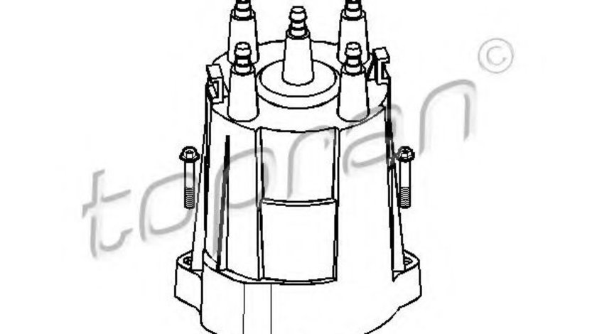 Capac distribuitor OPEL ASTRA F Hatchback (53, 54, 58, 59) (1991 - 1998) TOPRAN 202 000 piesa NOUA