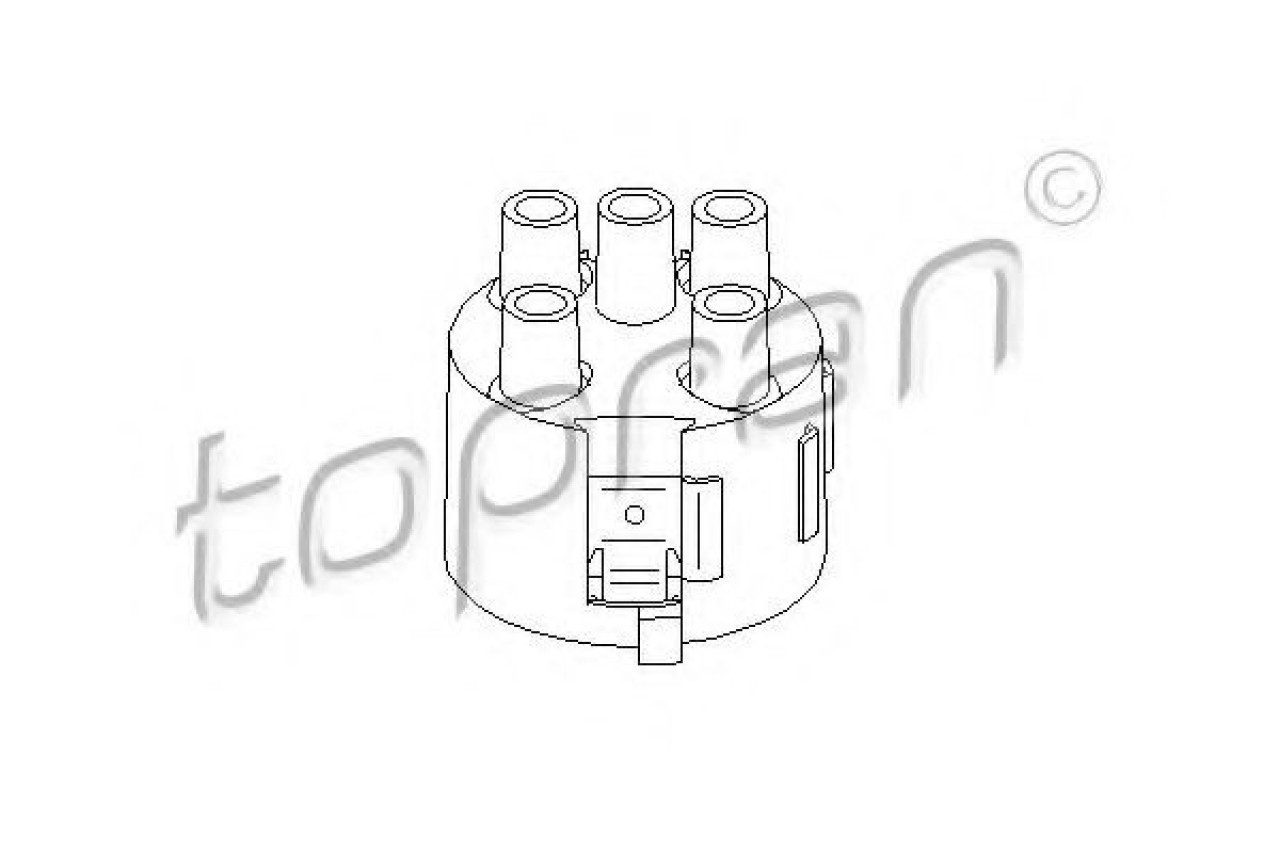 Capac distribuitor SEAT TOLEDO I (1L) (1991 - 1999) TOPRAN 100 277 piesa NOUA