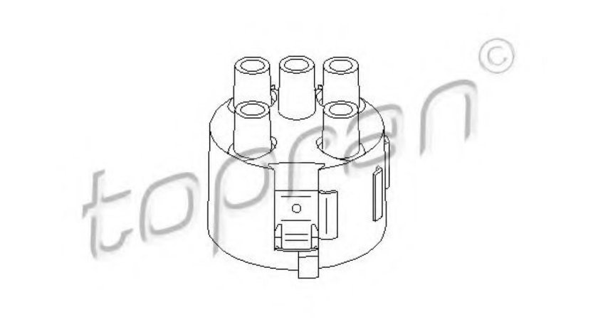 Capac distribuitor VW PASSAT Variant (3A5, 35I) (1988 - 1997) TOPRAN 100 277 piesa NOUA