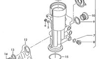 Capac filtru ulei 038115433 Audi A4 B6 Break 1.9 t...