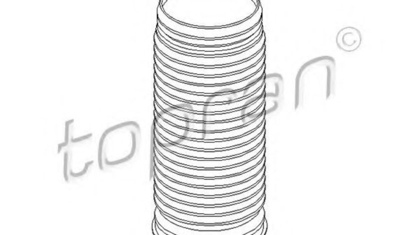 Capac protectie/Burduf, amortizor SKODA OCTAVIA II (1Z3) (2004 - 2013) TOPRAN 110 153 piesa NOUA