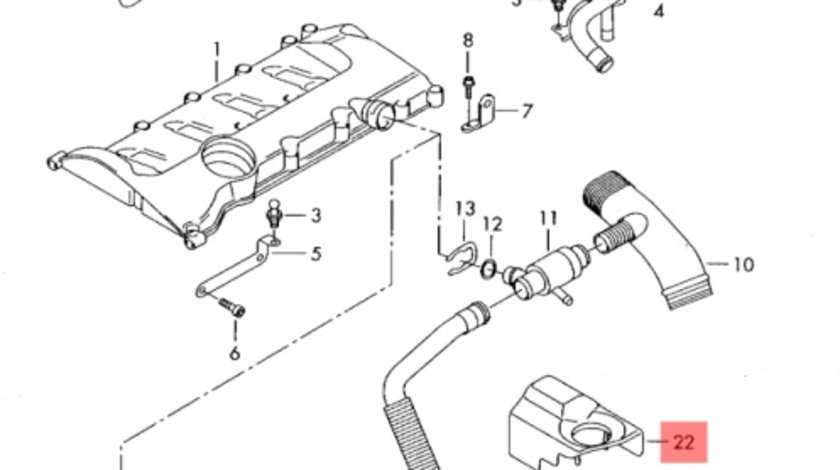 Capac vas lichid servo Audi A4 8E 2002 2003 Avant OEM 8E0103927A