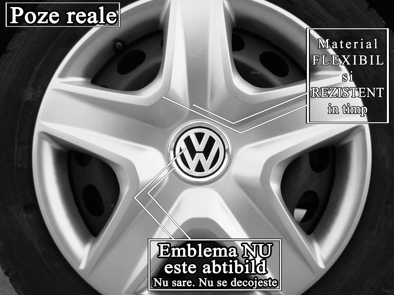 Capace roti 15 VW Volkswagen – Imitatie jante aliaj #48081295