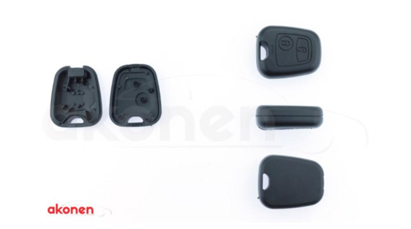 Carcasa cheie contact pentru citroen berlingo / c1 / c2 / c3 / c5 / saxo / xsara picasso, 2 butoane, fara cheie UNIVERSAL Universal #6 004CT002