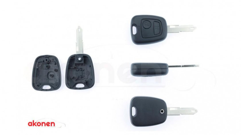 Carcasa cheie contact pentru citroen berlingo / saxo / xsara picasso 2 butoane, cu cheie UNIVERSAL Universal #6 004PG020