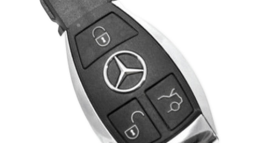 Carcasa Cheie Smartkey Mercedes Benz 3 Butoane Model Cromat CME 007