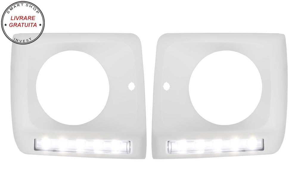 Carcasa faruri cu Lumini de zi dedicate LED DRL Mercedes G-class W463 (1989-2012)