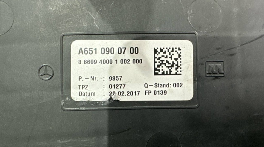 Carcasa filtru aer A6510900700 Mercedes Benz Clasa C Sedan (W205) 2.2 CDI BlueTEC 4-matic 204 cai